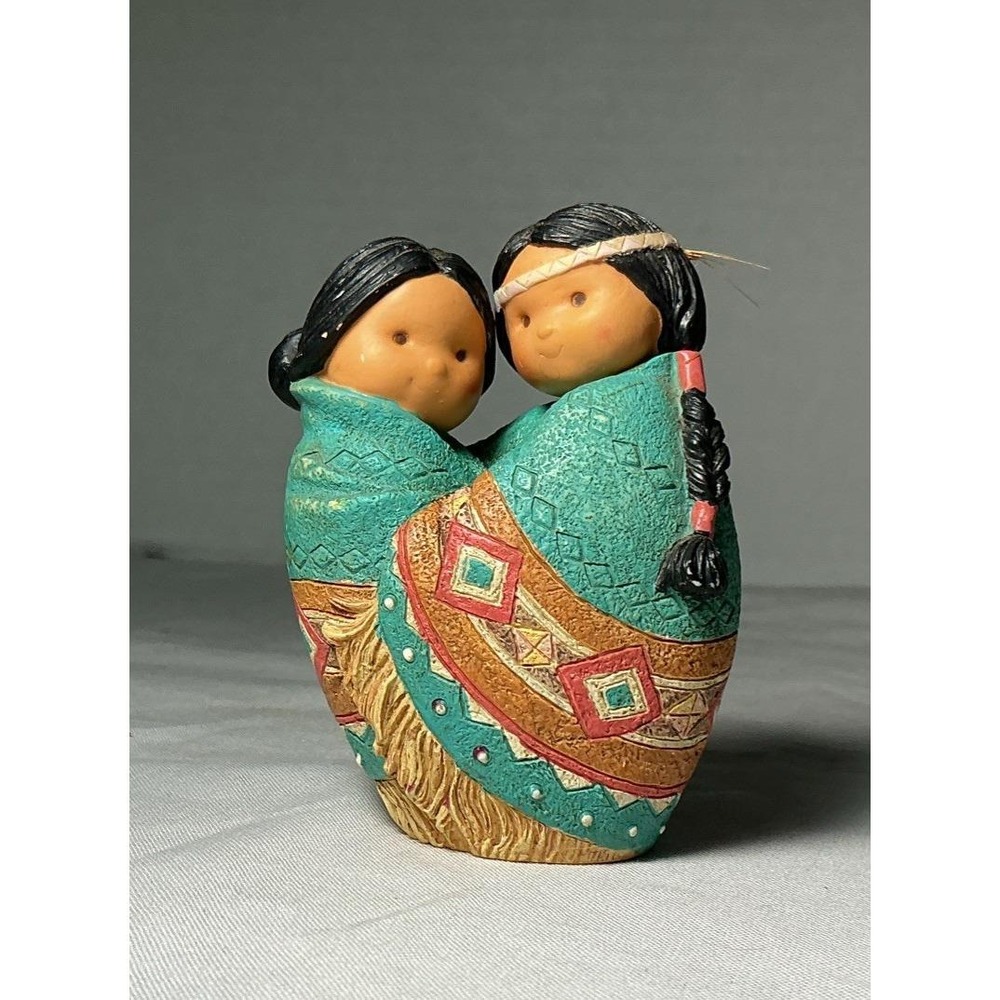 Vintage 1994 Enesco Friends Of The Feather "Love For Many Moons" Figurine